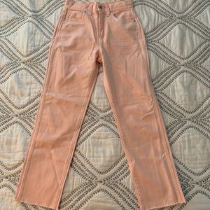 Madewell Garment Dyed Straight Jeans size 25